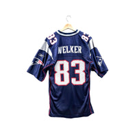 Vintage 2000's Reebok New England Patriots Wes Welker NFL Team Jersey