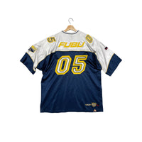 Y2K Fubu Sports Collection Blue Football Mesh Jersey
