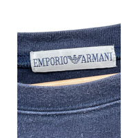 Vintage Emporio Armani Men's Graphic Longsleeve T-Shirt