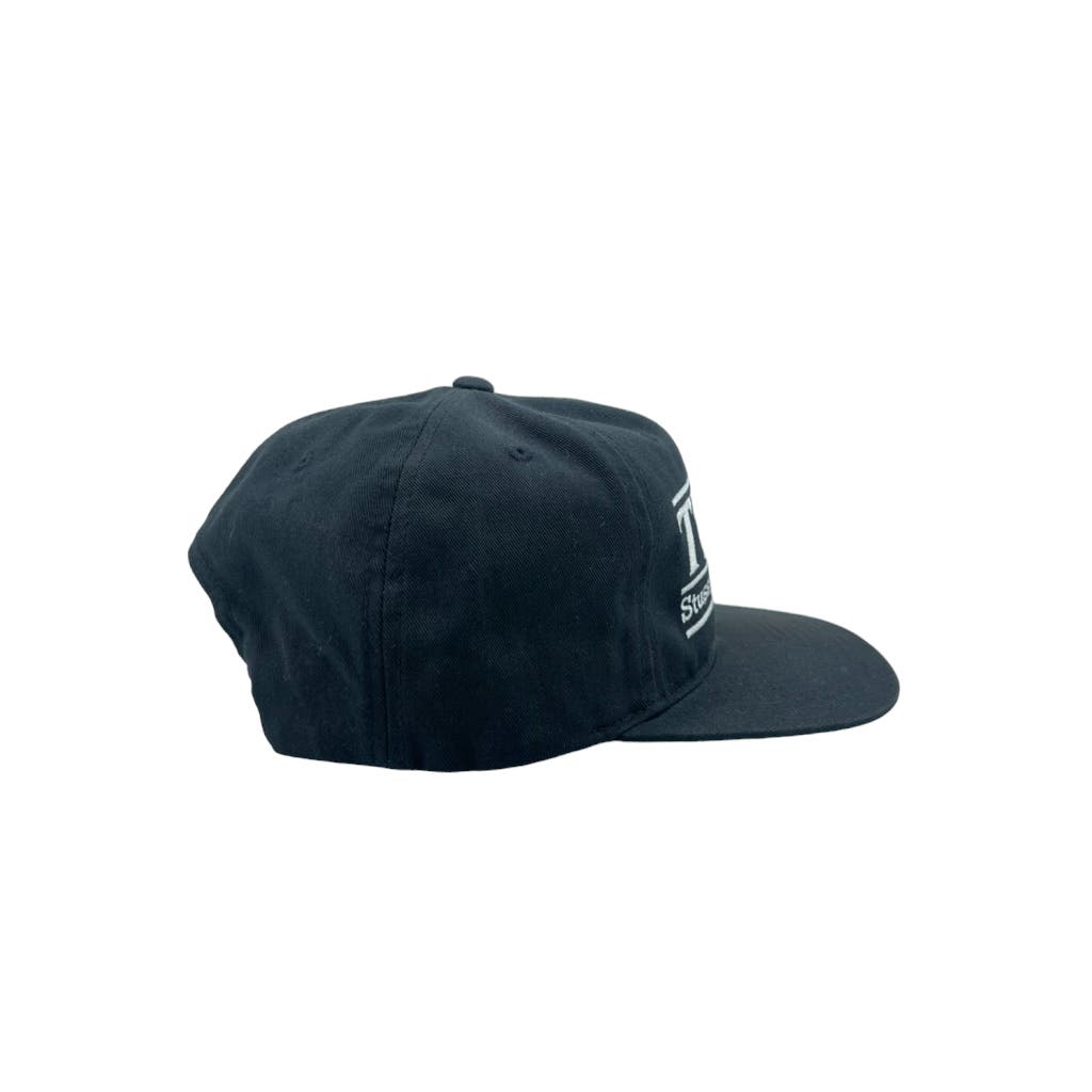 Stussy Tribe International Black Twill Snapback Hat