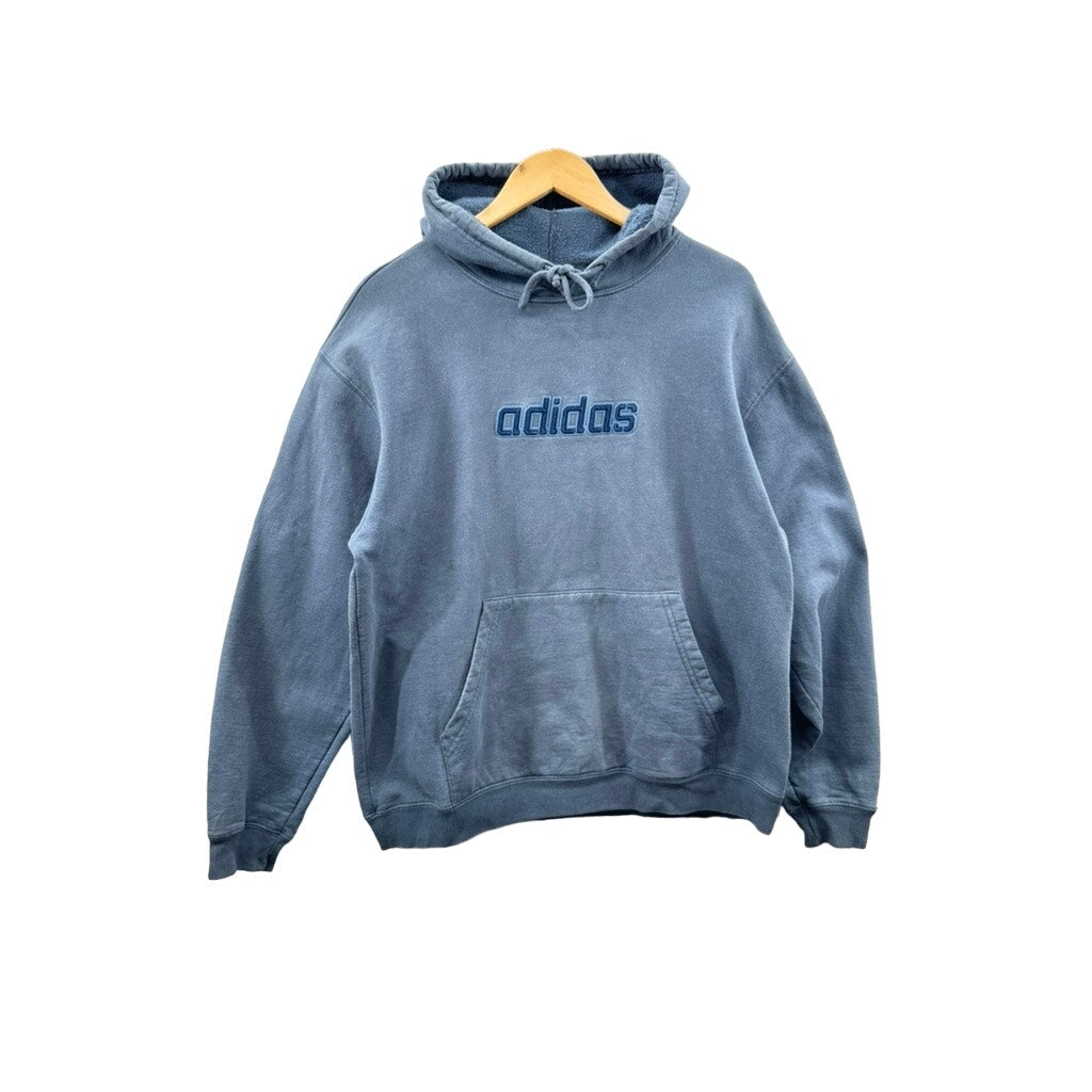 2000's Adidas Felt Embroidered Logo Hoodie