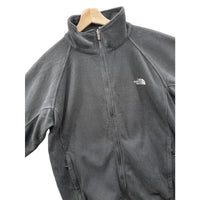 Vintage The North Face Men's Black Full Zip Fleece Jacket (L)