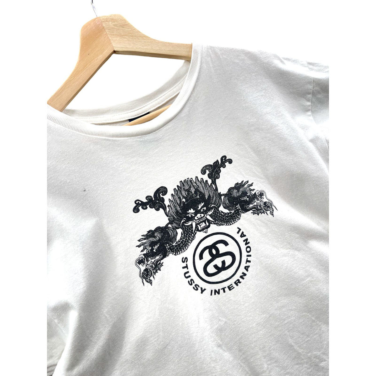 Vintage Stussy International Dragon Graphic T-Shirt