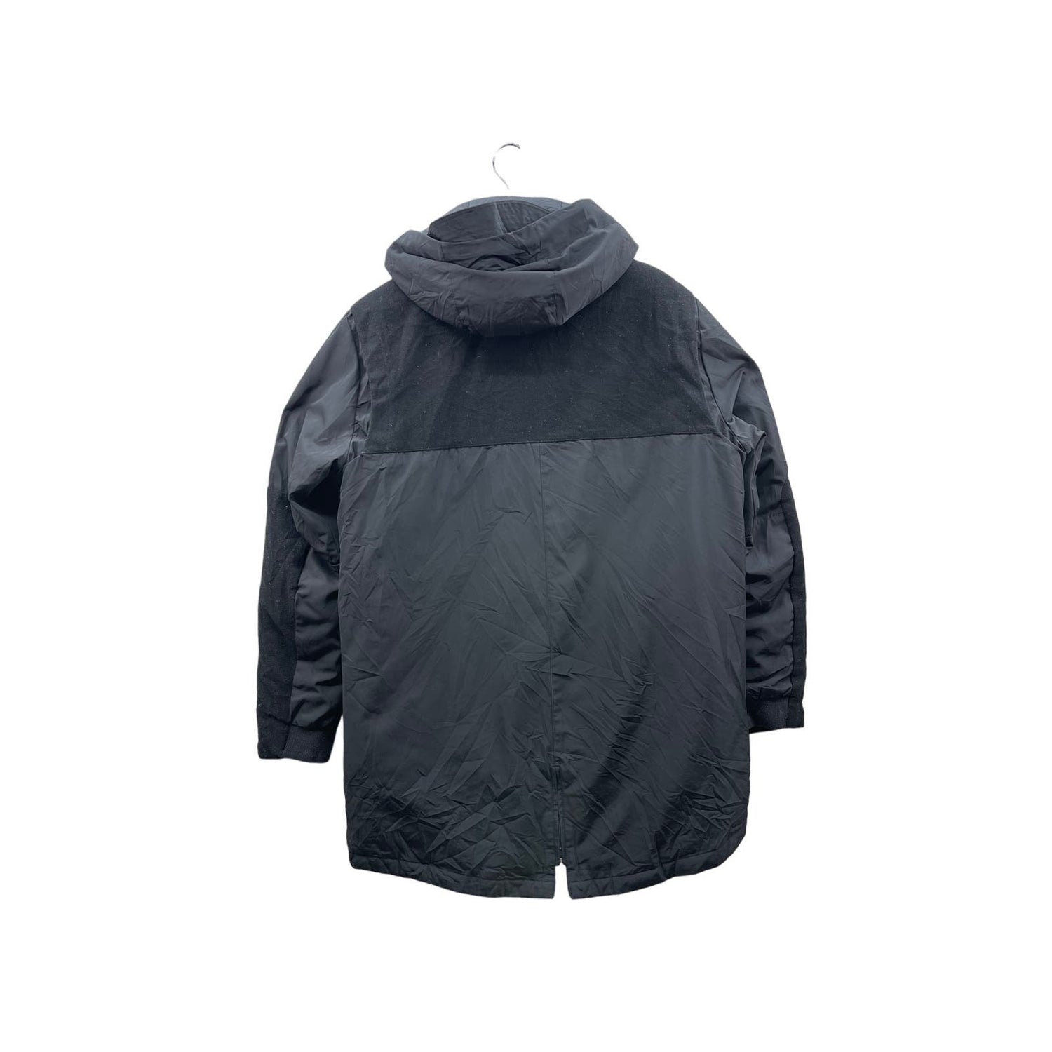 Nike Men's Black/Grey Tech Fleece Fishtail Parka Jacket