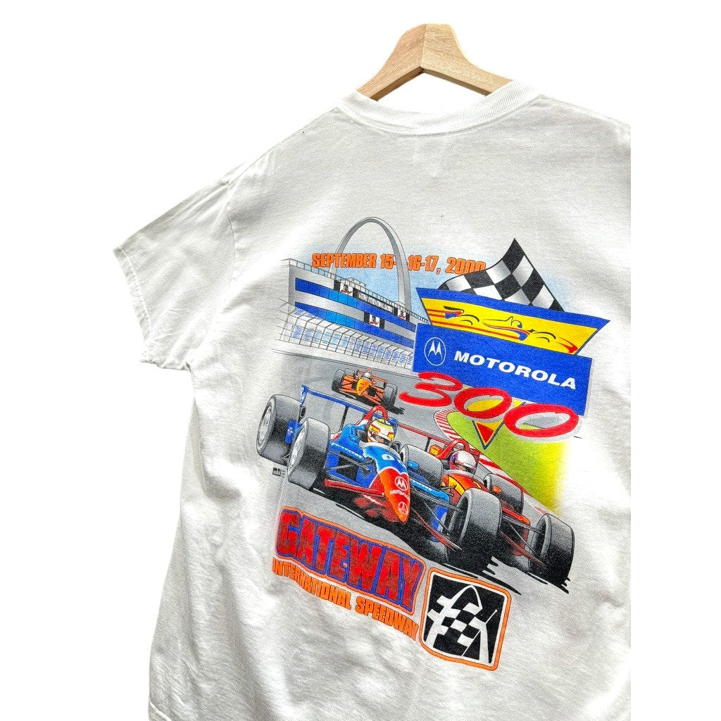 Vintage 1990's Motorola 300 IndyCar Racing Graphic Tee