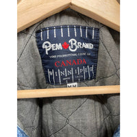 Vintage 1990's Pem Brand Mark's Hauling Denim Trucker Jacket