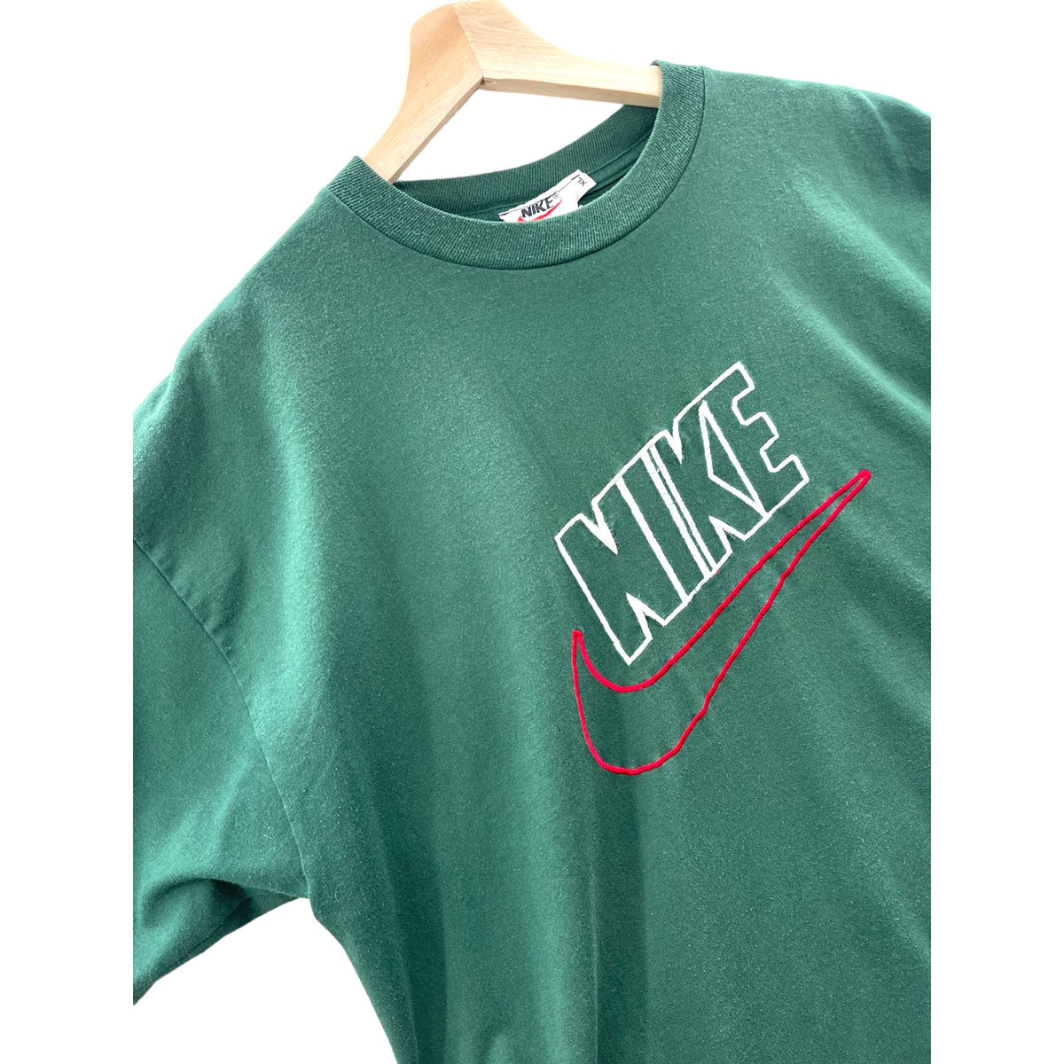 Vintage 1990's Nike Embroidered Swoosh T-Shirt