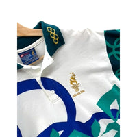 Vintage Hanes 1996 Atlanta Olympics AOP Polo Shirt