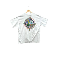 Vintage 1990's Beach Gear Tribal Surf Graphic T-Shirt