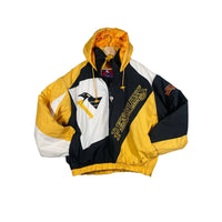 Vintage 1990's Pittsburgh Penguins NHL Pro Player Puffer Zip Jacket