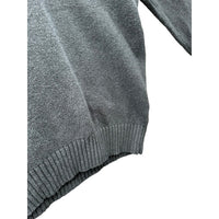 Vintage Ralph Lauren Men's Dark Gray 1/4 Zip Pullover Sweater