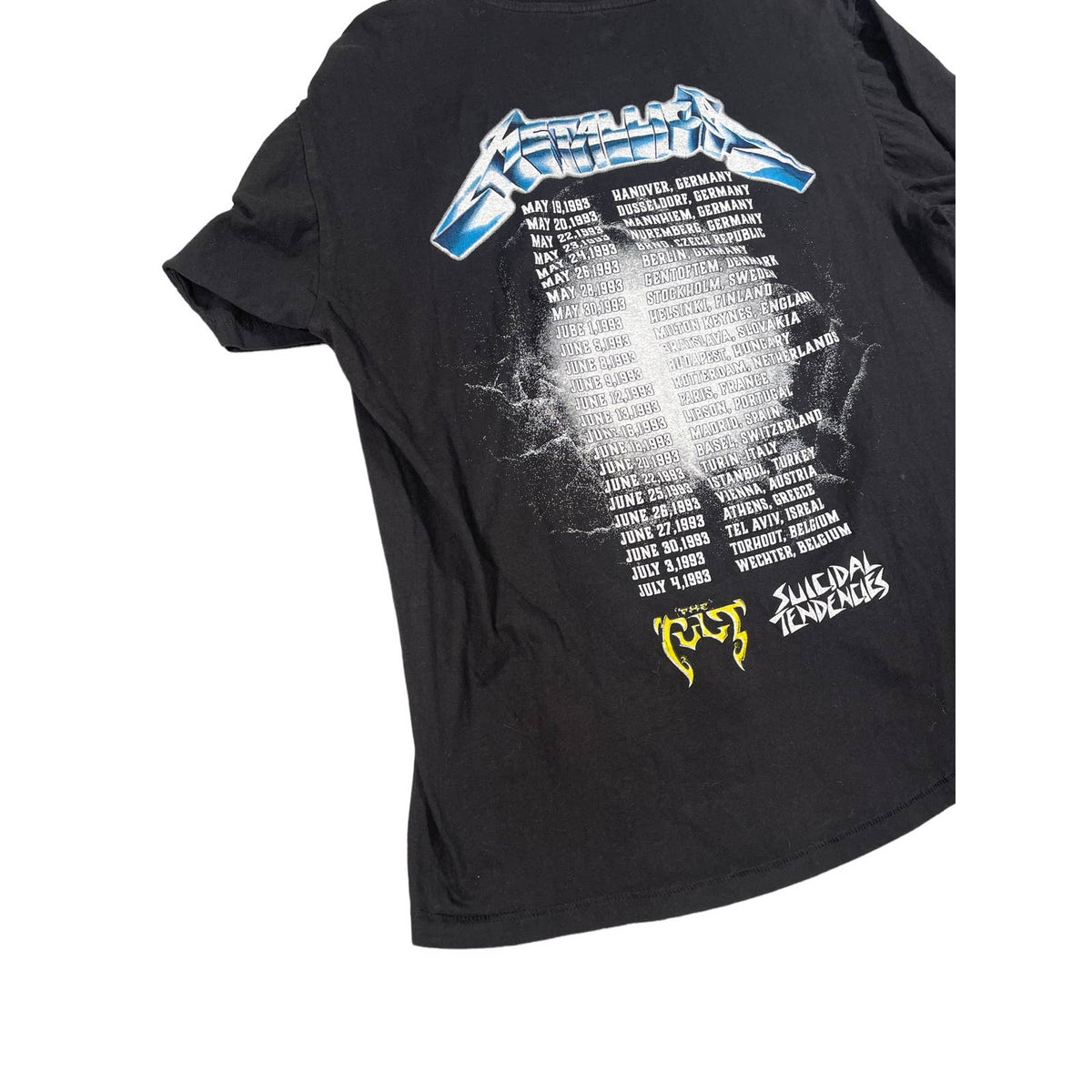 Vintage 1993 Metallica Tour T-Shirt