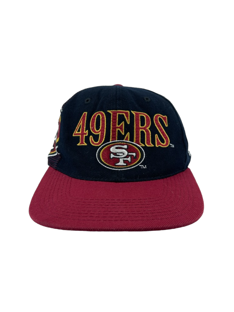 Vintage 1990's San Francisco 49ers Sports Specialties Laser Shadow Snapback Hat