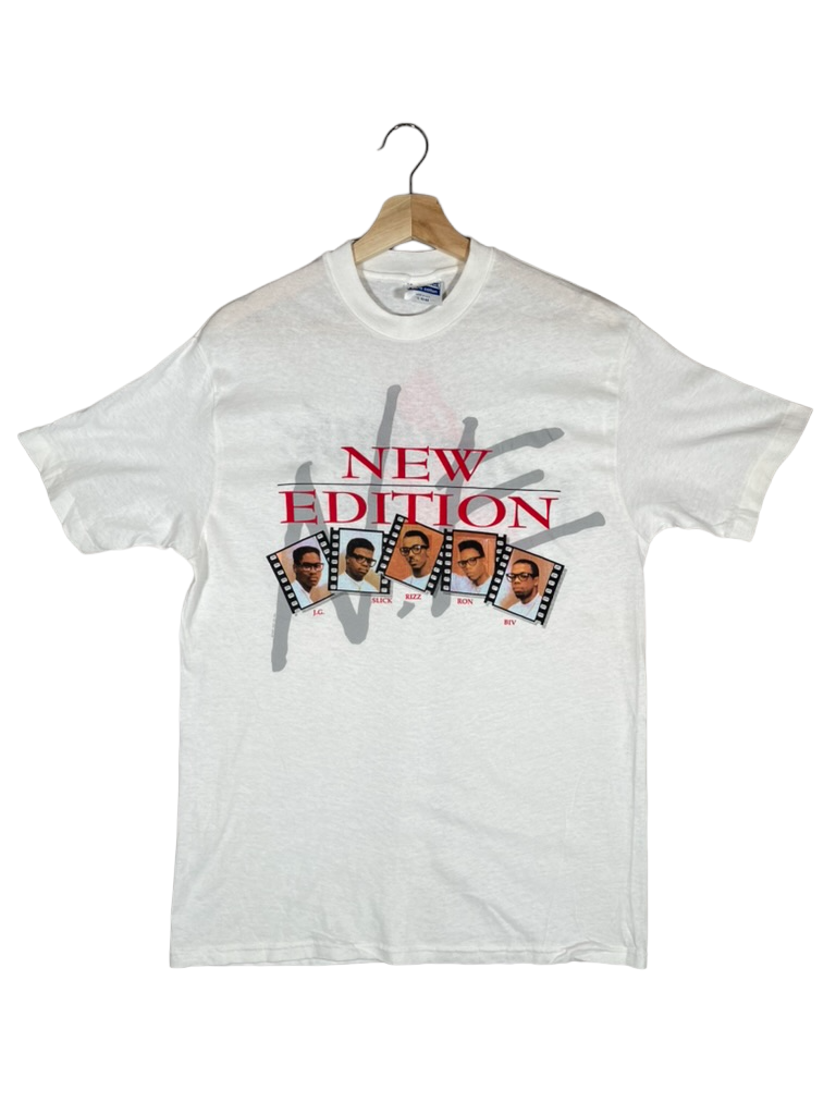 Vintage 1989 New Edition Heatwave Tour T-Shirt