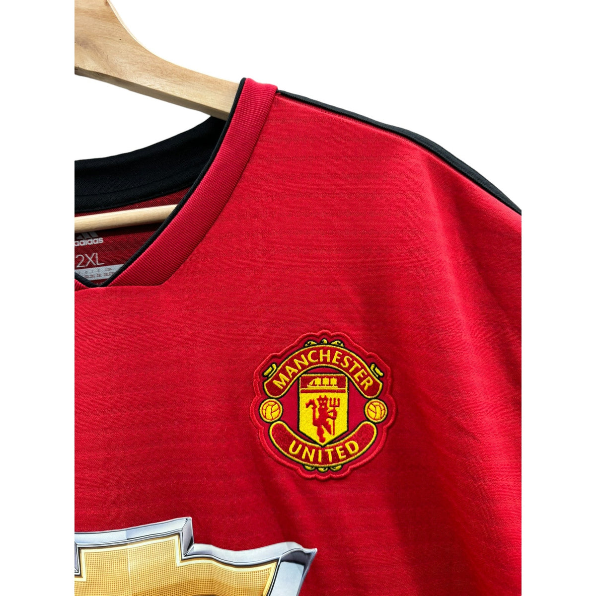 Adidas Manchester United Climalite Euro Soccer Futbol Jersey