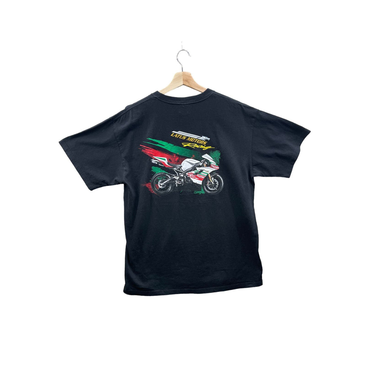 Vintage Triumph Castrol Motorcycle Racing Graphic T-Shirt