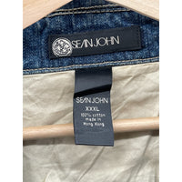 Vintage Sean John Indigo Washed Denim Trucker Jacket