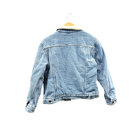 Levi's Women's Studded Sherpa Lined Denim Trucker Jacket