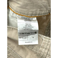 Vintage Carhartt Force Relaxed Fit Tan Brown Cargo Shorts 38W