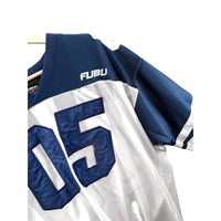 Vintage Fubu The Collection Blue/White Mesh Football Jersey