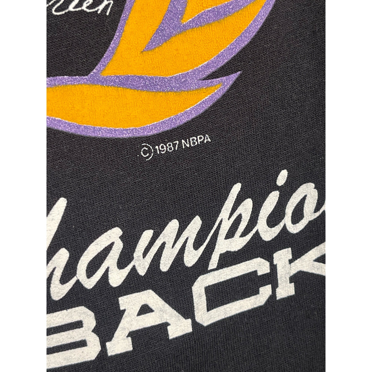 1980's Los Angeles Lakers Back-to-Back Championship T-Shirt