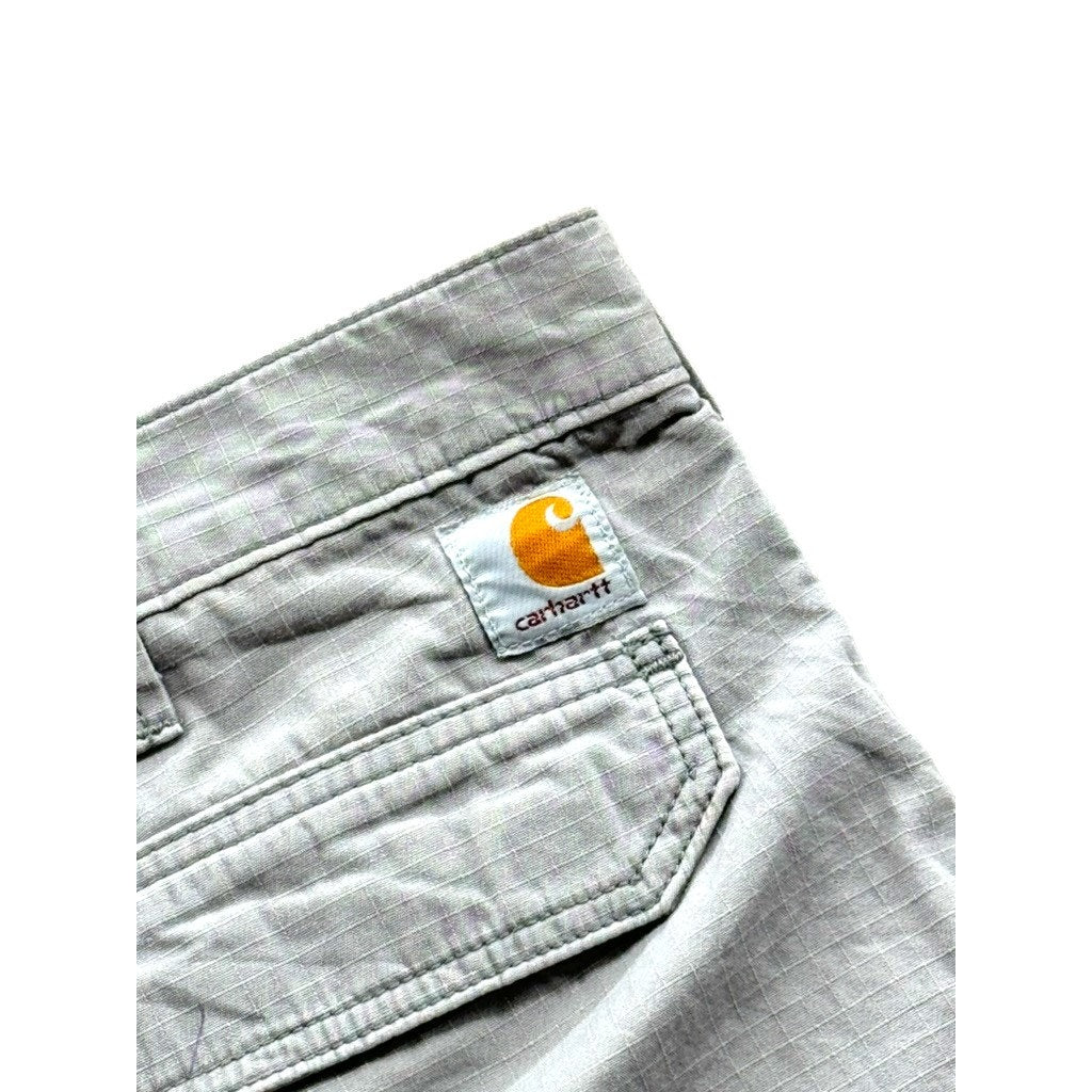 Carhartt Force Mens Relaxed Light Grey Rugged Cargo Shorts 46W