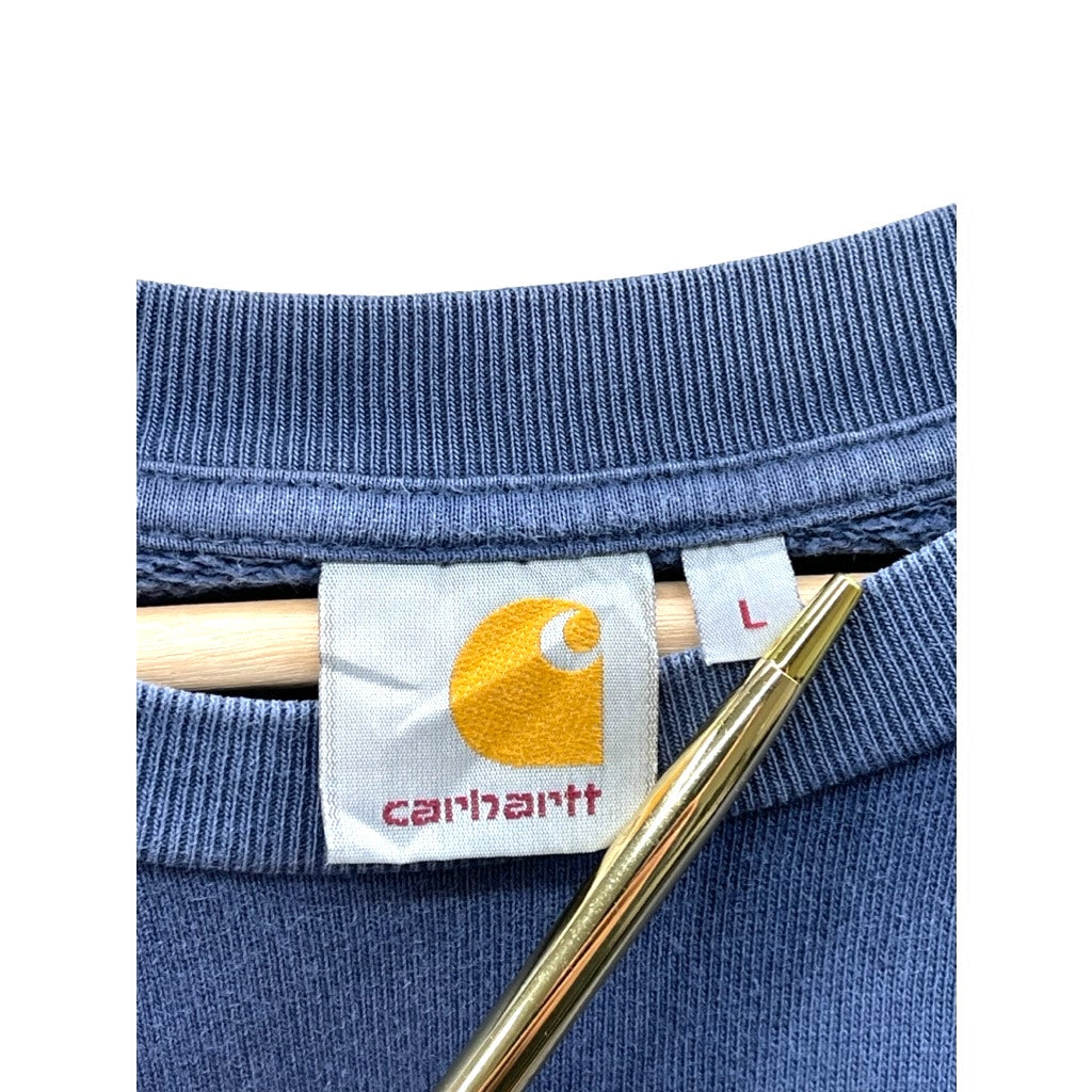 Vintage 2000's Carhartt Work In Progress Abstract Logo Graphic Sweatshirt