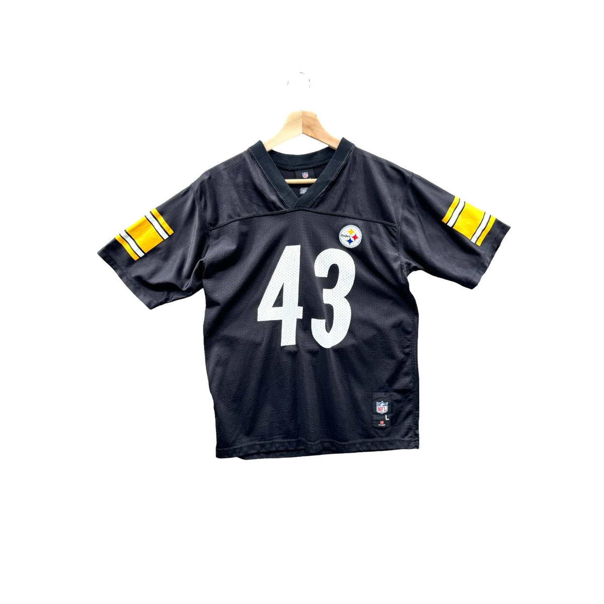 2000's Reebok Pittsburgh Steelers Troy Polamalu Youth NFL Jersey