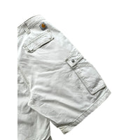 Vintage Carhartt Mens Relaxed Fit Natural Cargo Shorts 38W