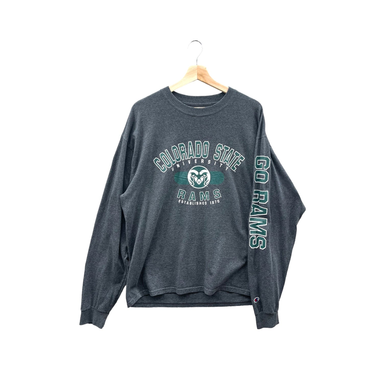 Vintage Champion Colorado State University Rams L/S Tee