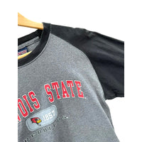 2000's Jansport Illinois State University Firebirds Henley L/S Tee