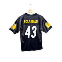 2000's Reebok Pittsburgh Steelers Troy Polamalu Youth NFL Jersey