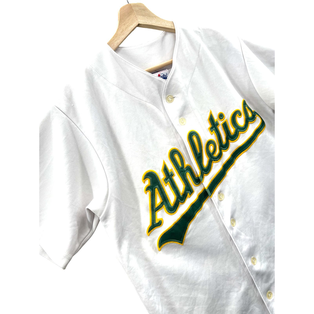 Vintage Majestic Oakland Athletics Eric Chavez MLB Home Jersey