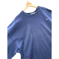 Vintage 2000's Nike Navy Essential Embroidered Swoosh T-Shirt