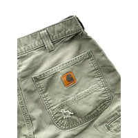 Vintage Carhartt Olive Green Workwear Cargo Shorts