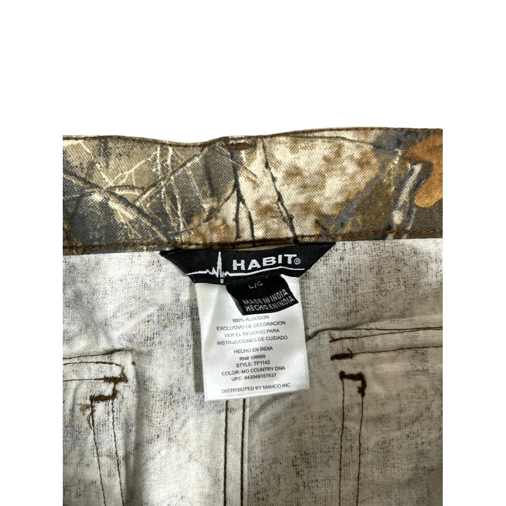 Habit Men's Light Oak Adjustable Wide Leg Realtree Pants 36x31