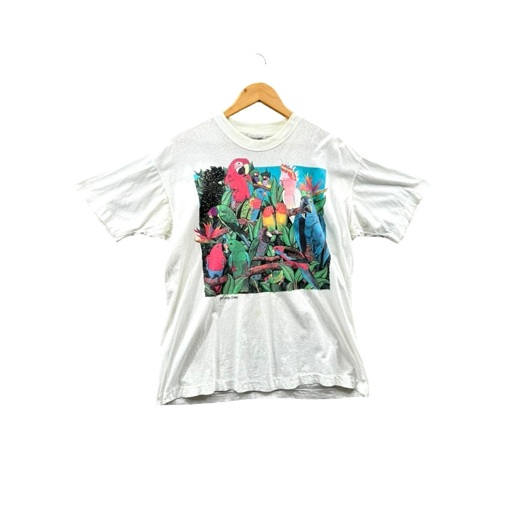 1990 Artwear Parrot Animal Graphic T-Shirt