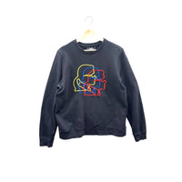 Vintage Karl Lagerfeld Abstract Graphic Embroidered Sweatshirt