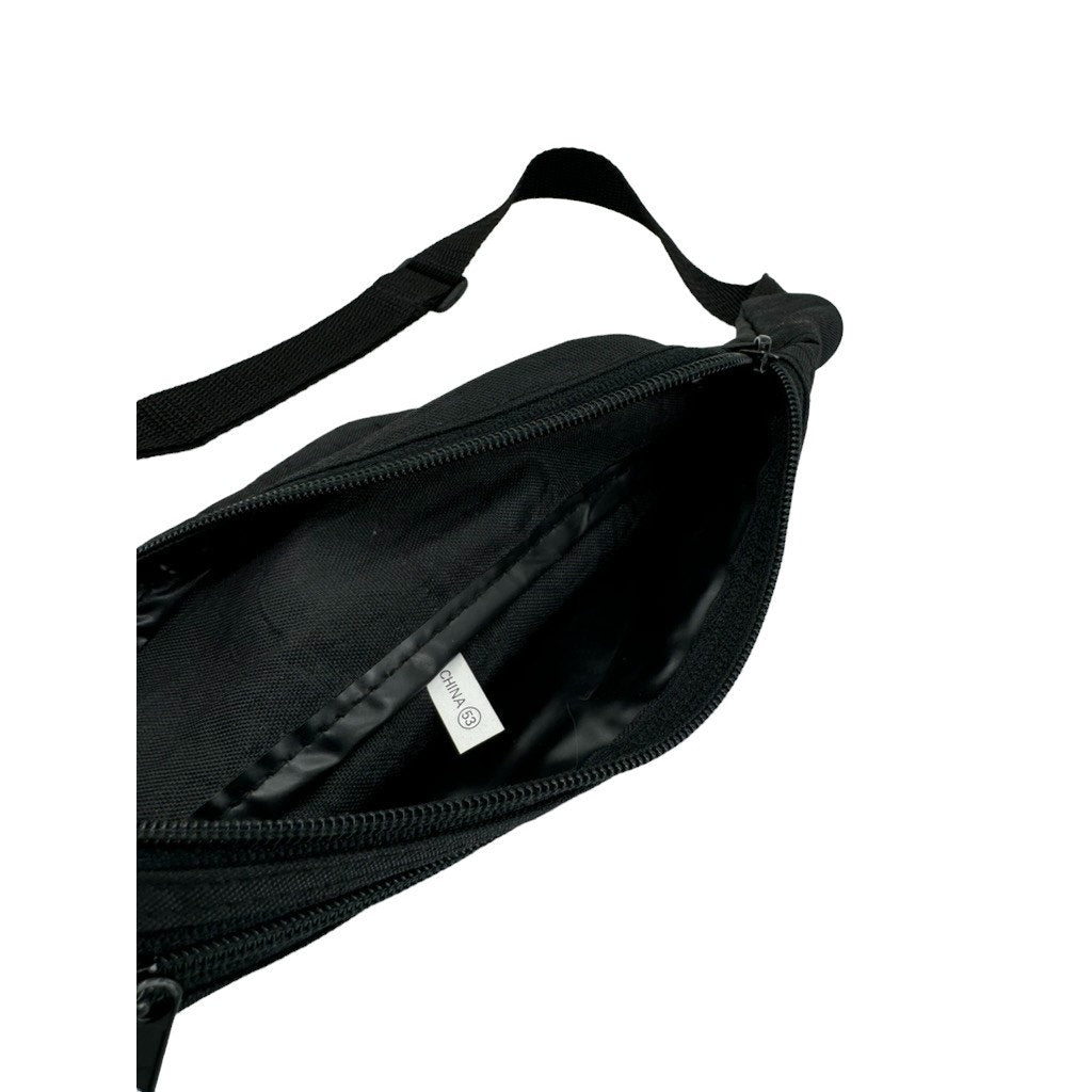 Vintage Pacific Sport Black Nylon Outdoor Waist Belt Bag