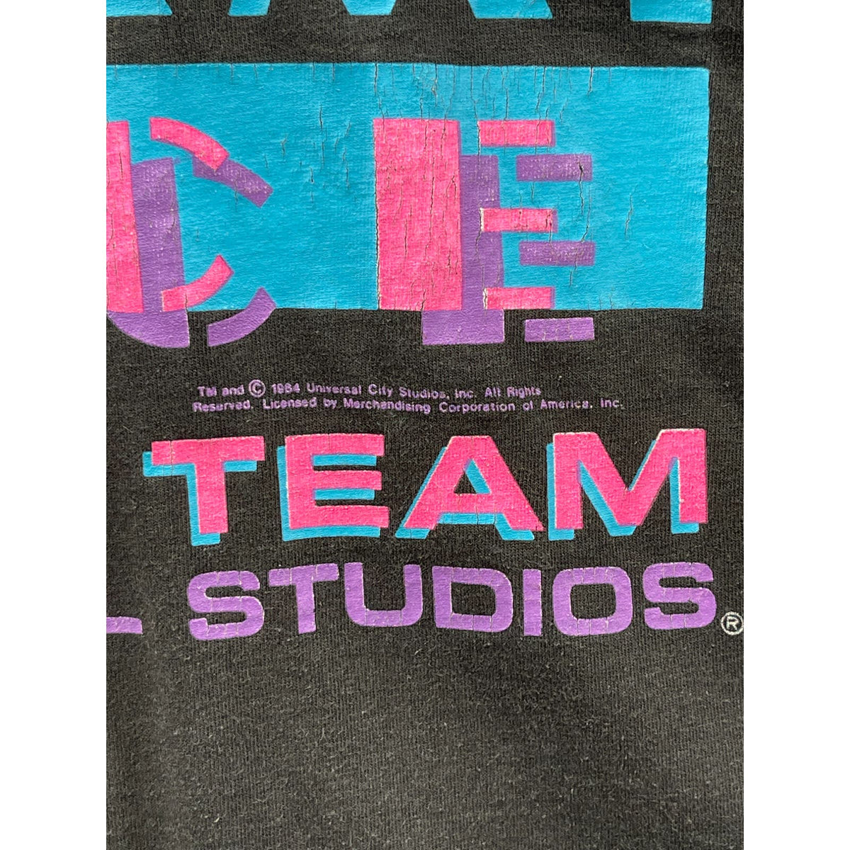 Vintage 1980's Miami Vice Stunt Team Graphic Tee