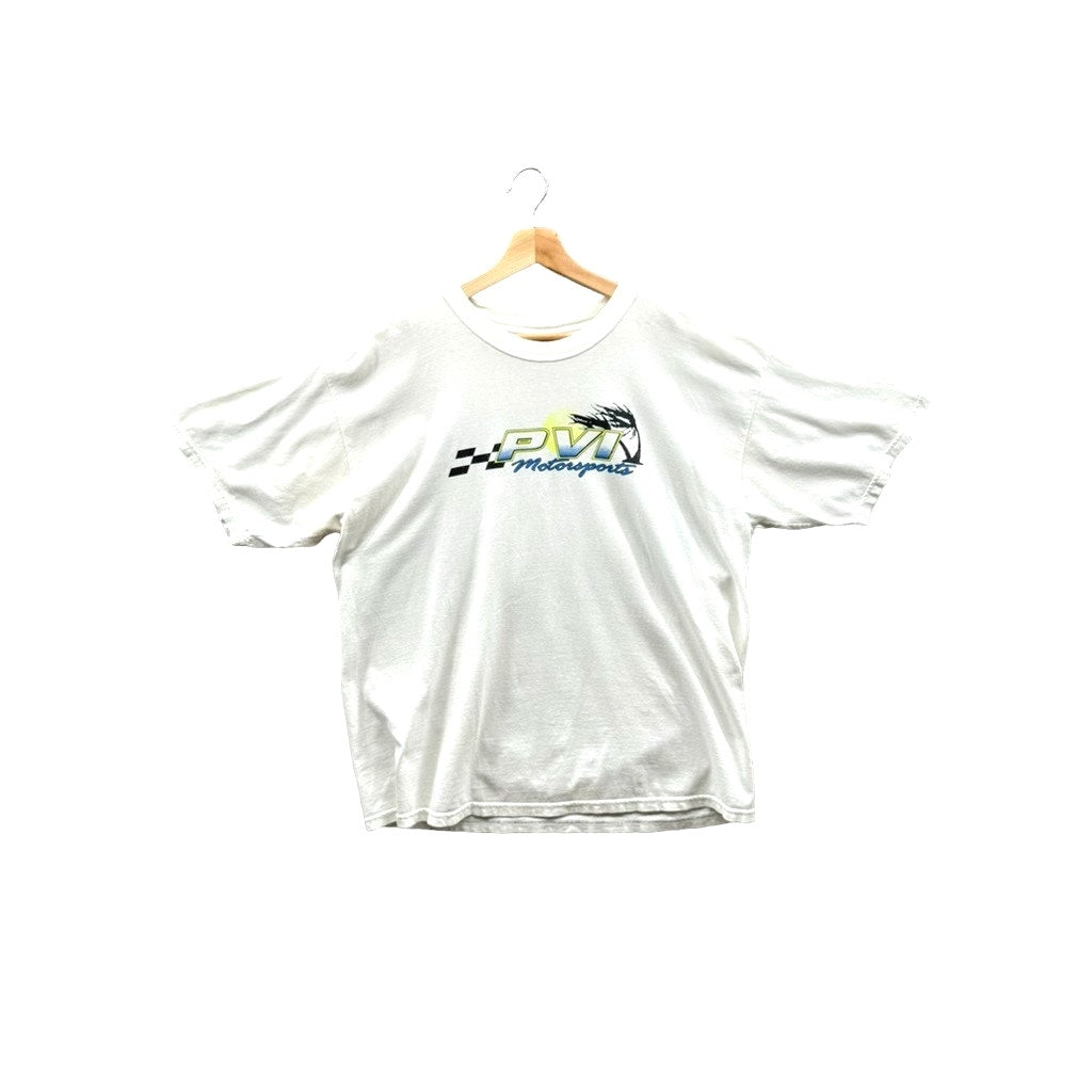 Vintage 2000's PVI Motorsports Jeremy Pate Racing Graphic Tee