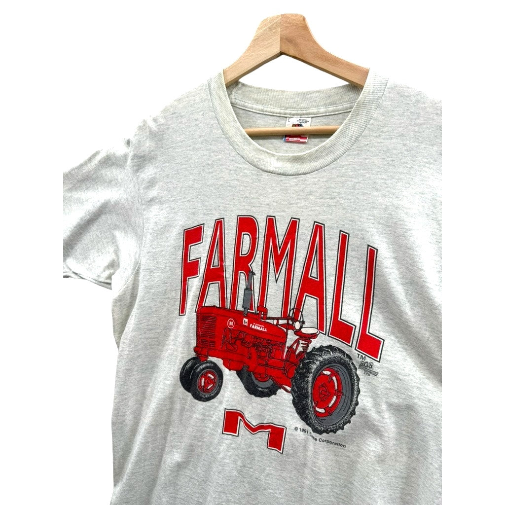 Vintage 1990's Farmall Tracter Super M Graphic T-Shirt