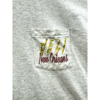 Vintage 1990's New Orleans Jazz Embroidered Pocket Tee