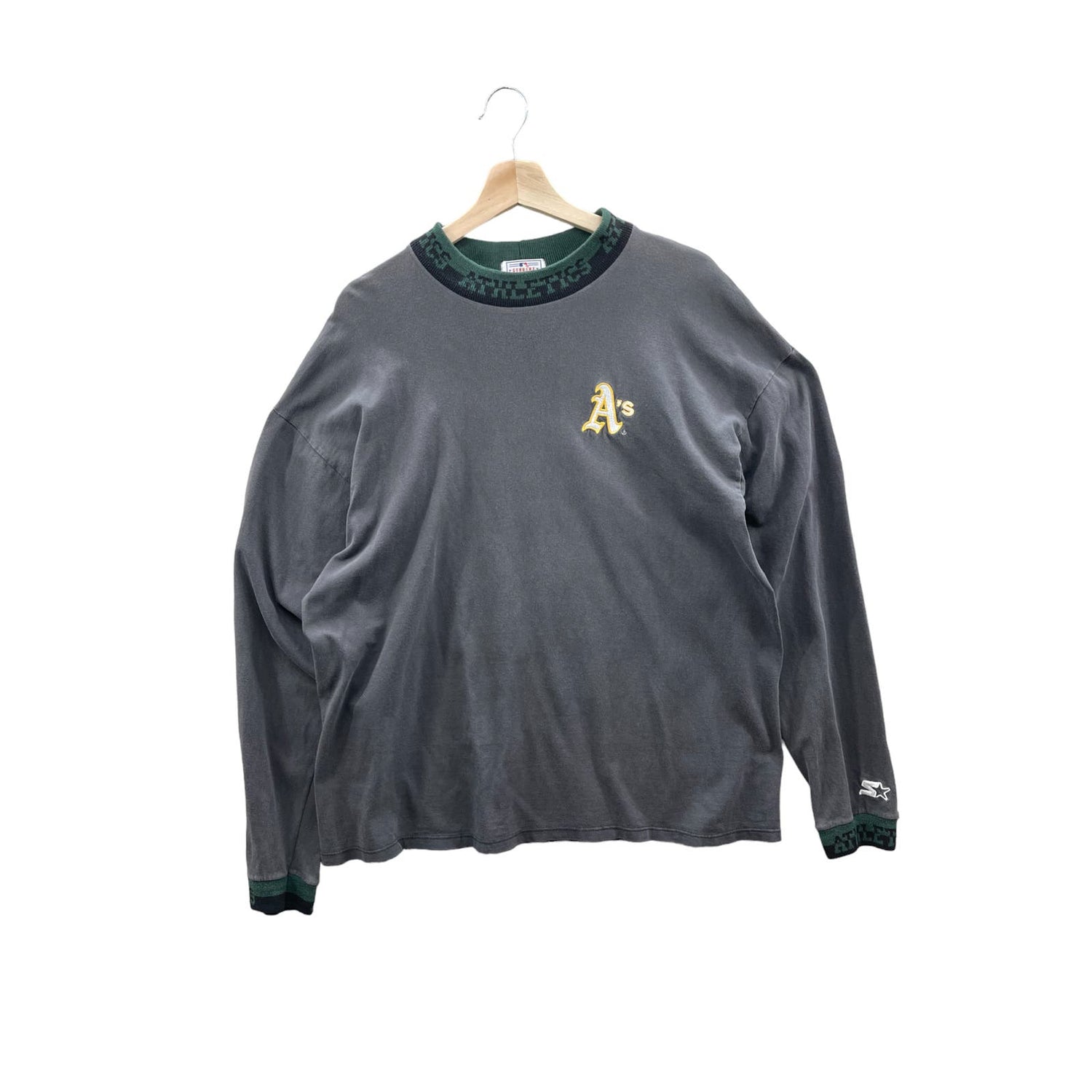 Vintage 1990's Starter Oakland Athletics Mockneck Pullover