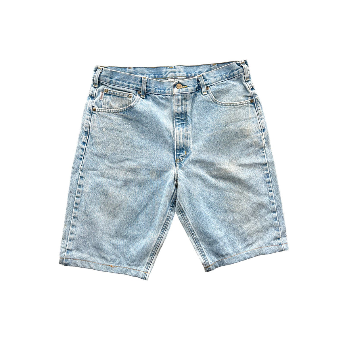 Vintage Carhartt Light Blue Denim Jean Shorts