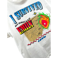 1990's I Survived Hurricane Emily Graphic Tee