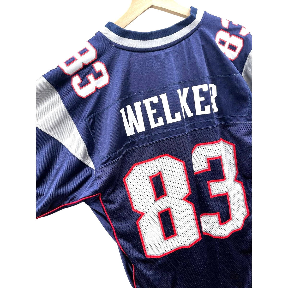 Vintage 2000's Reebok New England Patriots Wes Welker NFL Team Jersey