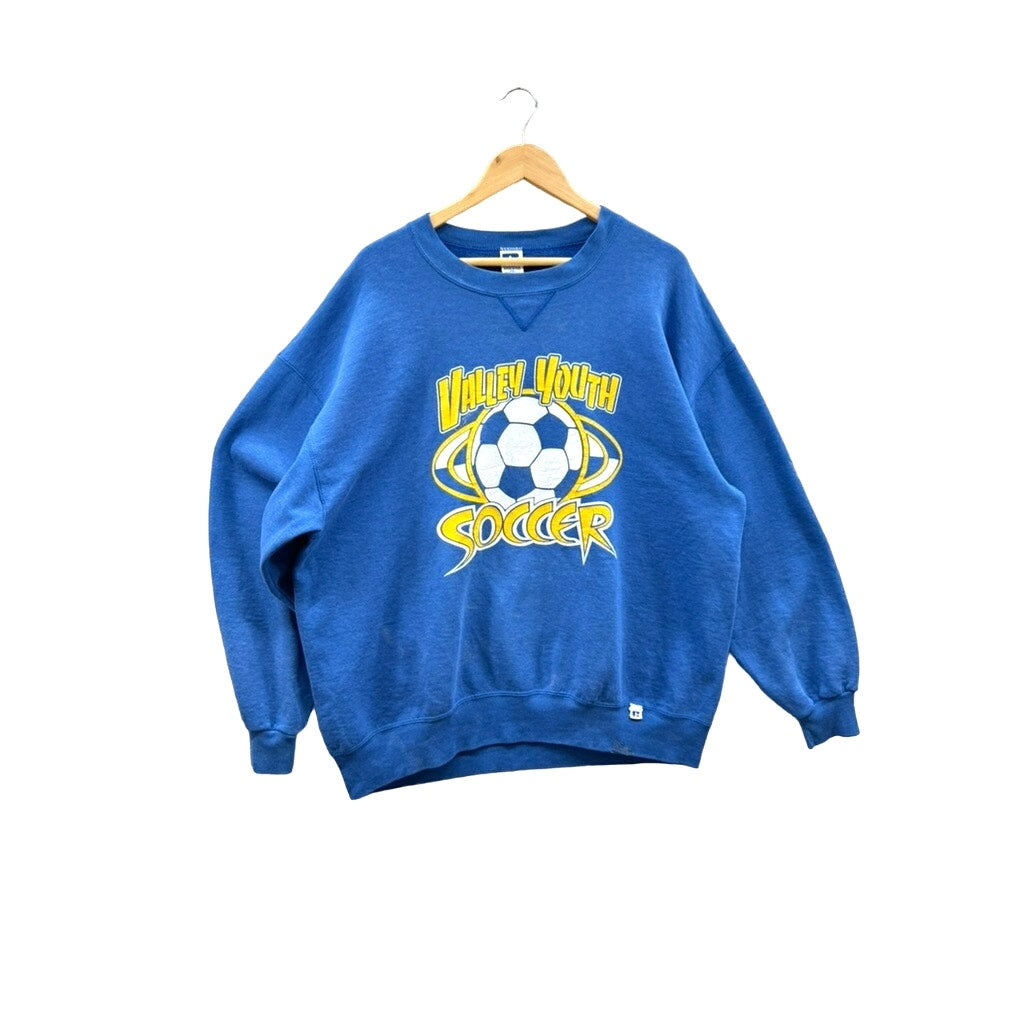 1990's Russell Athletic Valley Youth Soccer Distressed Crewneck