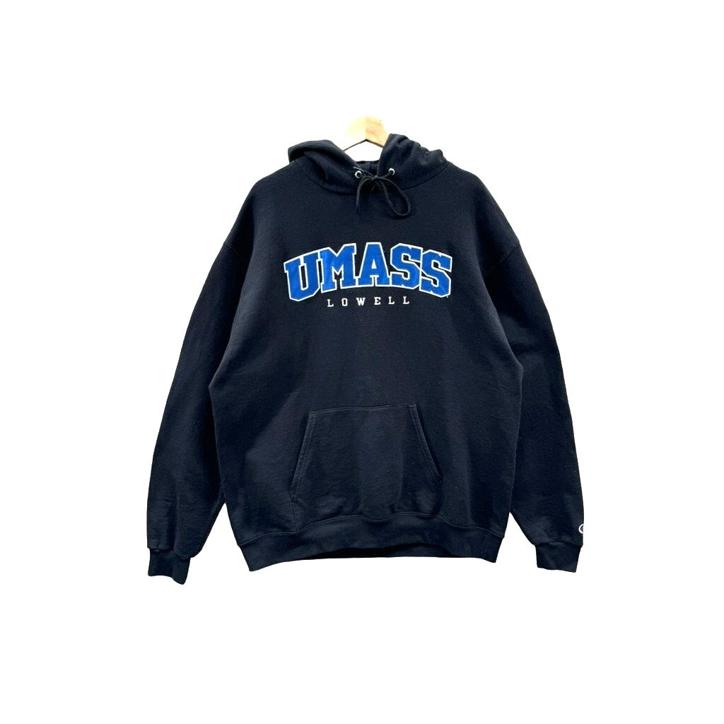 2000's Champion UMASS Lowell Embroidered College Hoodie