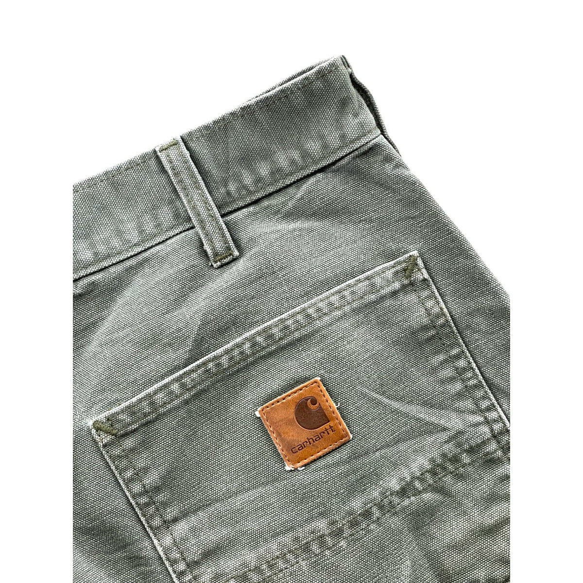 Vintage Carhartt Moss Green Utility Cargo Shorts